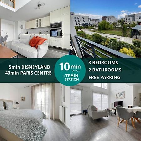 Le Colisee - Appartement Duplex Pour 6 A Disneyland Paris Montévrain Eksteriør billede